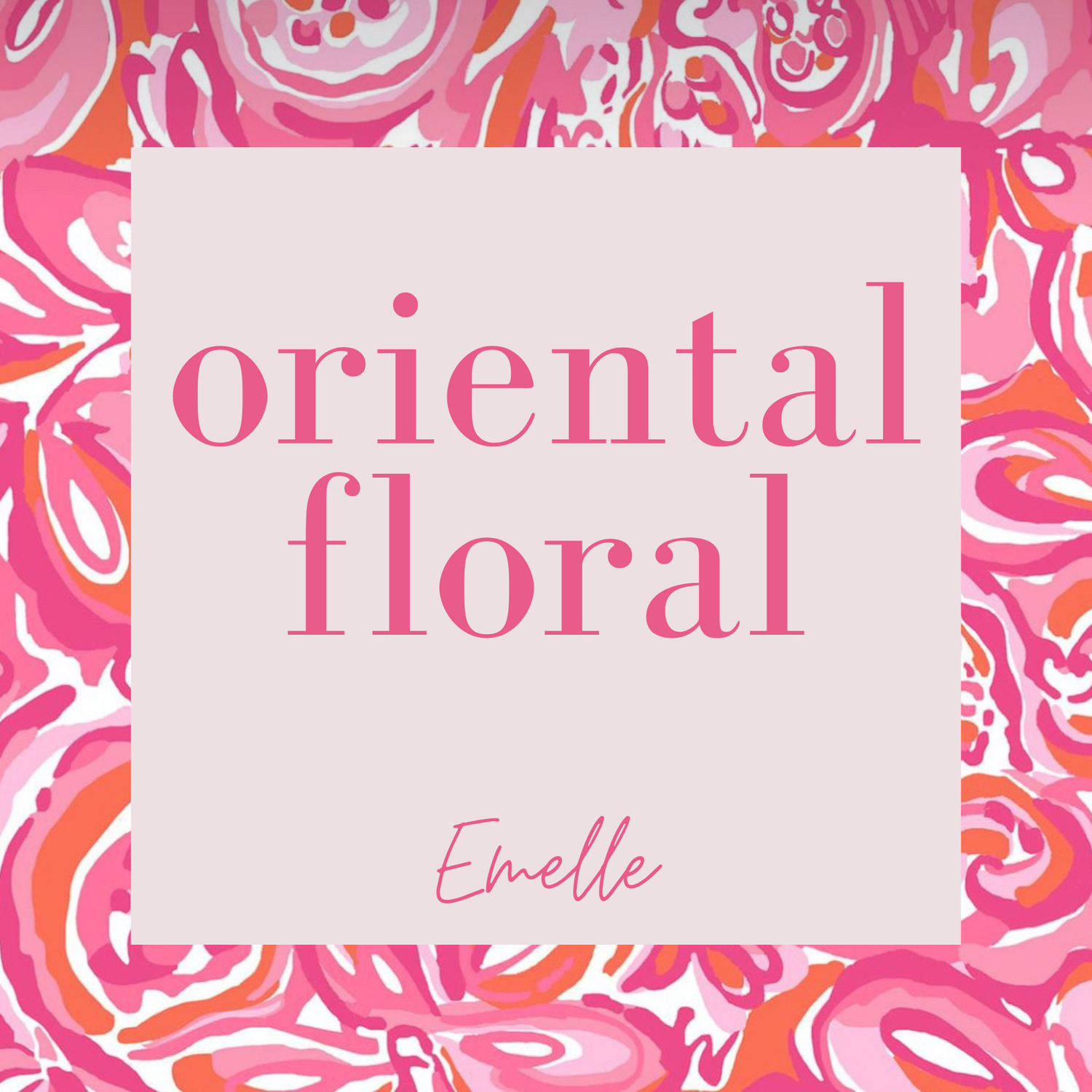 Oriental floral