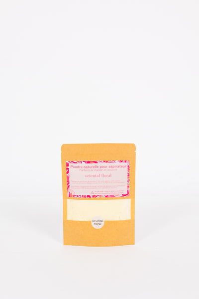 Poudre naturelle pour aspirateur oriental floral