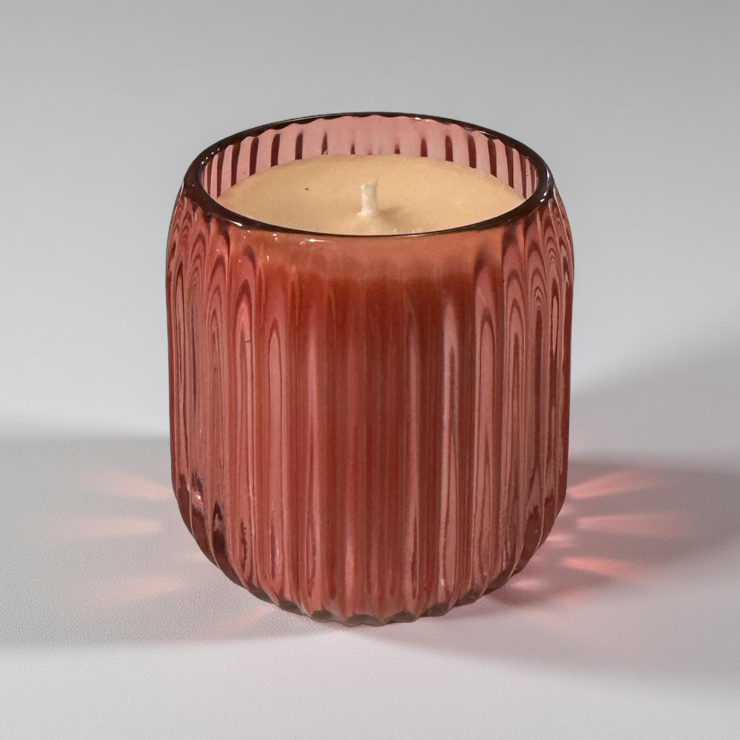 Bougie d'automne pomme d'amour