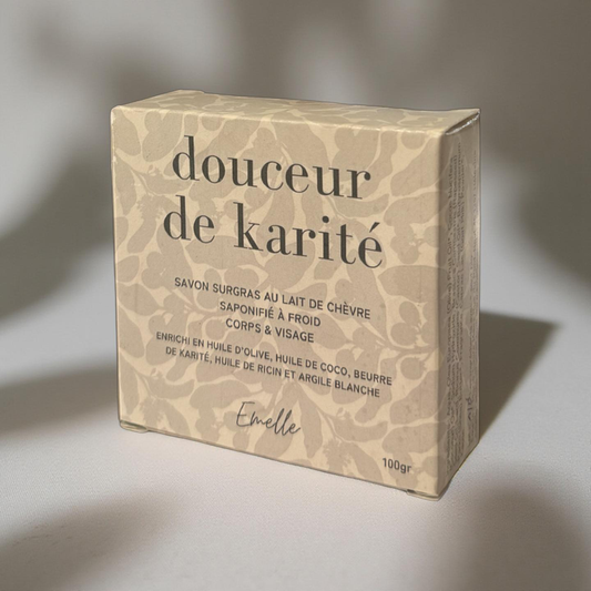 Savon surgras au lait de chèvre - douceur de karité