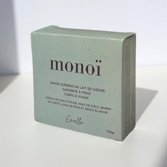 Savon surgras au lait de chèvre - monoï