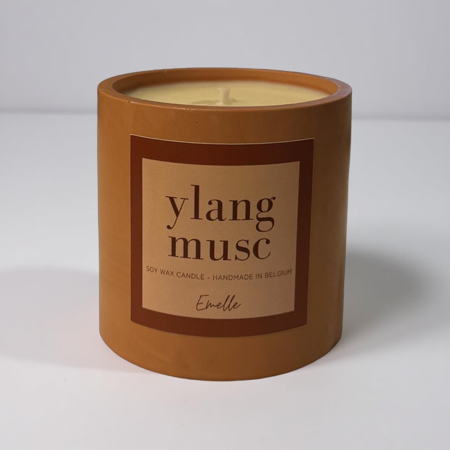 Bougie ylang musc