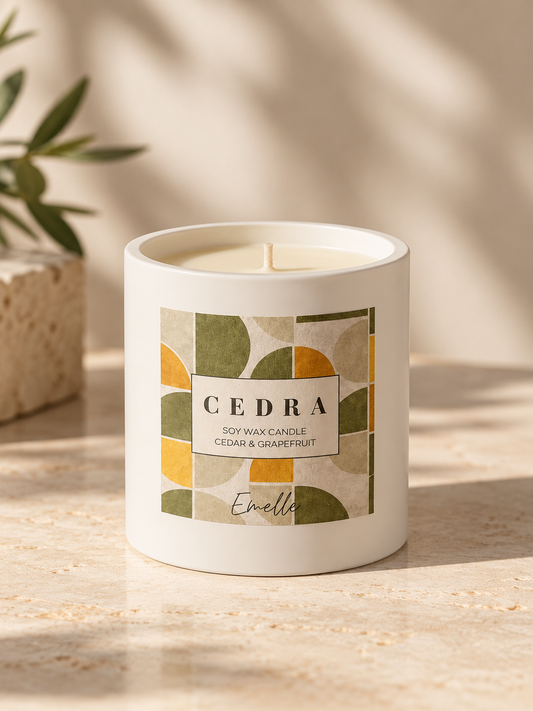 Kaars Cedra ceder grapefruit Emelle