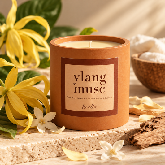 Bougie ylang musc – Emelle